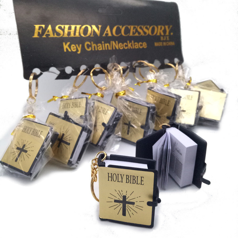 Mini English HOLY BIBLE Key Chains