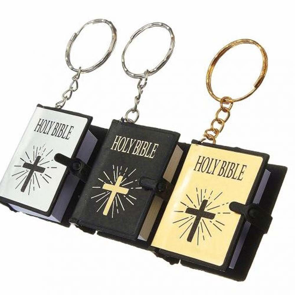 Mini English HOLY BIBLE Key Chains