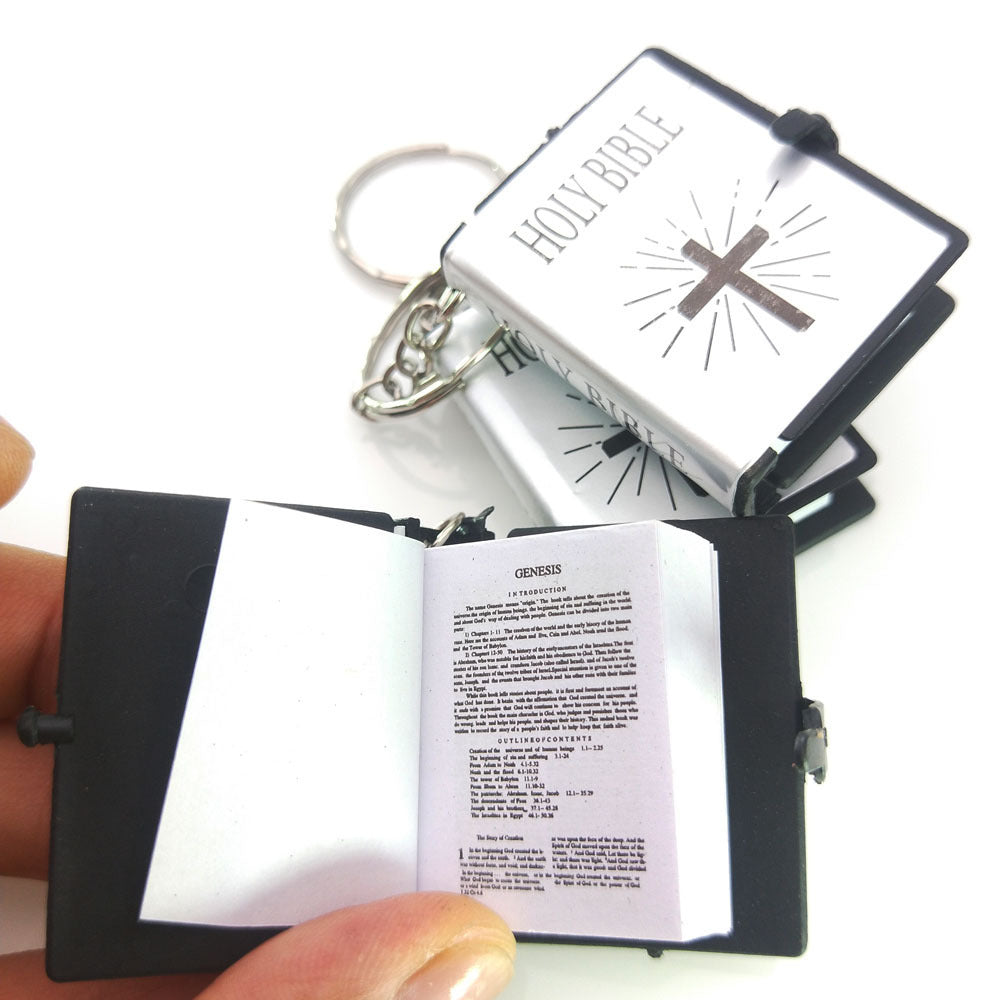 Mini English HOLY BIBLE Key Chains