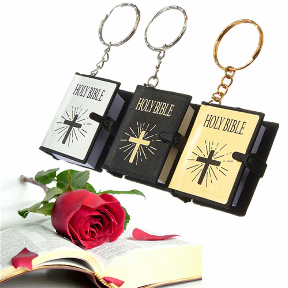 Mini English HOLY BIBLE Key Chains