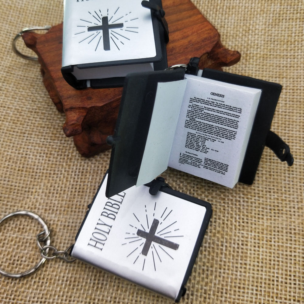 Mini English HOLY BIBLE Key Chains
